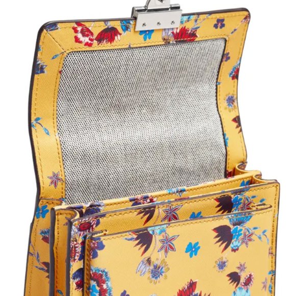 Rebecca Minkoff Leather Floral Crossbody/Shoulder Bag - Picture 3 of 11